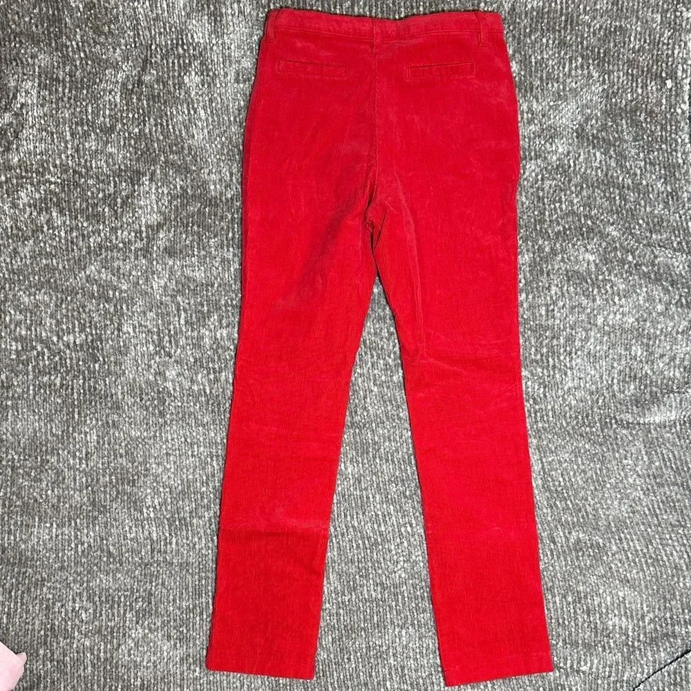 NWOT The Beaufort Bonnet Co. red cord pants size 12
